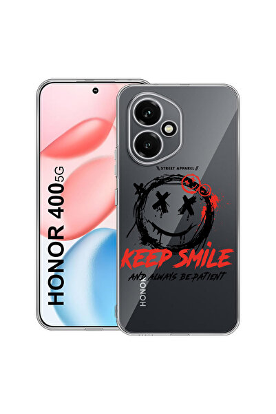 bestcase Carcasă transparentă din silicon pentru Honor 400, Keep Smile, 20364...