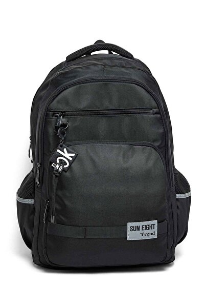 R&B حقيبة ظهر سوداء للأولاد المراهقين