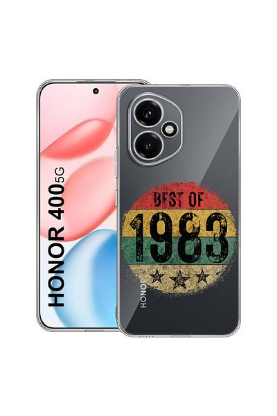 bestcase Carcasă transparentă din silicon pentru Honor 400, Best Of 1983, 2036423 T 1916