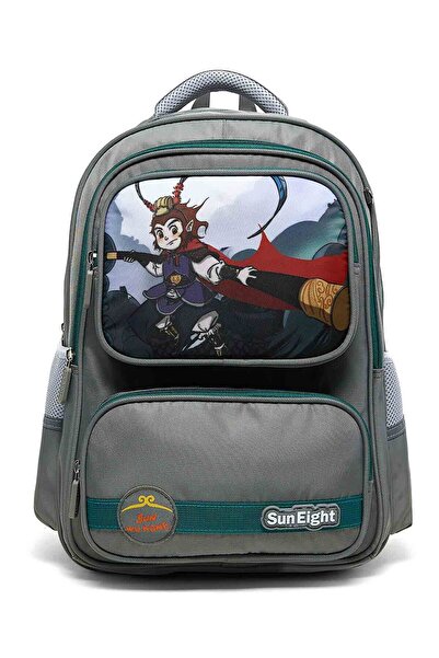 R&B حقيبة ظهر رمادية للأولاد