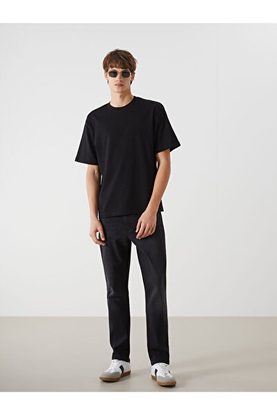 LC Waikiki Sparkling Selections from Shining Store |   Crew Neck Combed Cotton Men's T-Shirt