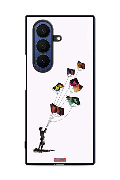 Tolwak غطاء حماية لهاتف Samsung Galaxy Z Fold7 بتصميم طائرات ورقية