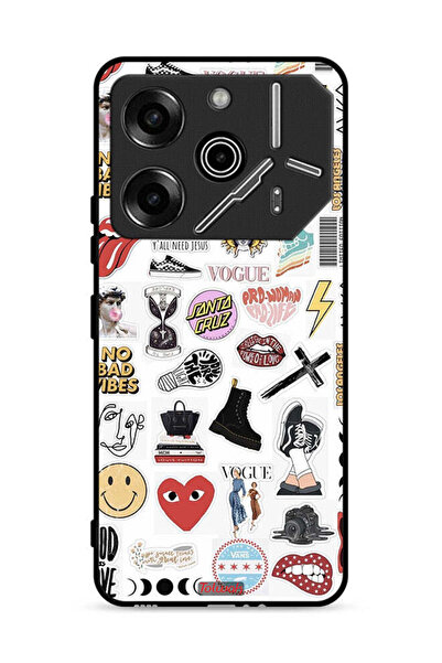 Tolwak غطاء حماية لهاتف تكنو بوفا 6 برو 5G بدون ملصقات سلبية