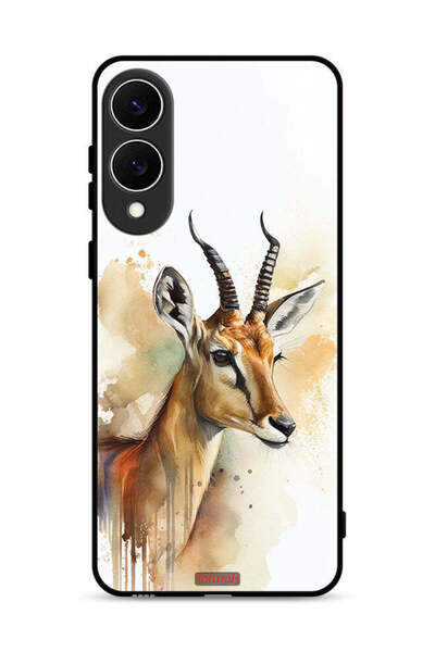 Tolwak غطاء حماية لهاتف Samsung Galaxy S25 Edge بتصميم فن تجريدي من الغزلان