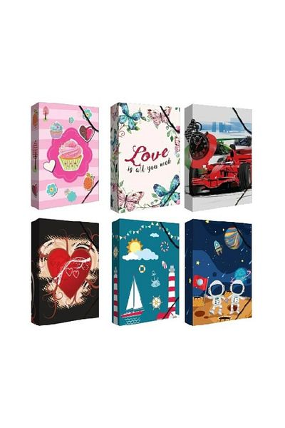 Noki Box Folder Patterned Elastic 3201 (1 Piece)
