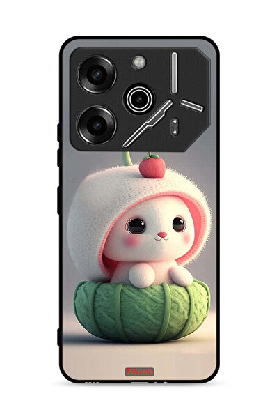 Tolwak غطاء حماية لهاتف تكنو بوفا 6 برو 5G، أرنب صغير لطيف