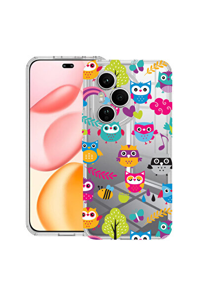 bestcase Carcasă transparentă din silicon pentru Honor 400 Pro, Bufniță, 2036424 T 43