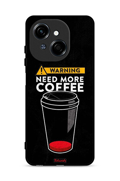 Tolwak غطاء حماية لهاتف Tecno Spark Go 1 4G - هل تحتاج إلى المزيد من القهوة؟