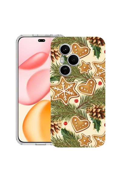bestcase Carcasă transparentă din silicon pentru Honor 400 Pro, Xmas Pattner, 2036424 T 1368