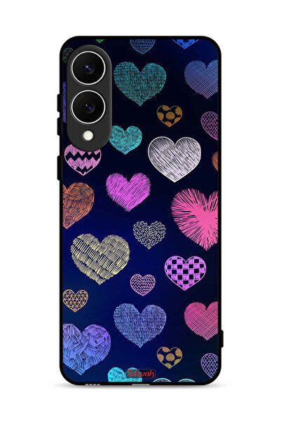 Tolwak غطاء حماية لهاتف سامسونج جالاكسي إس 25 إيدج بنقشة قلوب داجا