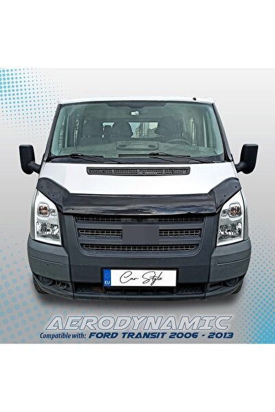 Lumi LUXURY Deflector capota negru lucios compatibil Ford Transit 2006-2013