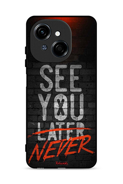 Tolwak غطاء حماية لهاتف Tecno Spark Go 1S 4G See You Never