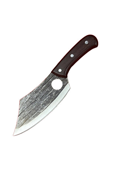 awwaline Cuțit universal de bucătărie din oțel inoxidabil, awwaline, 27 x 6,5 cm, maro, antiaderent