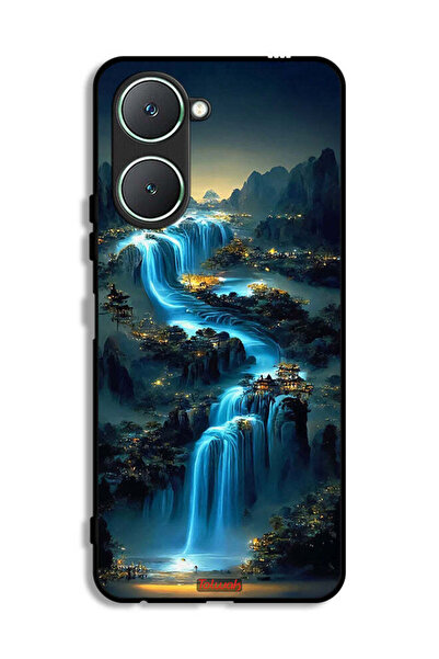 Tolwak غطاء حماية Vivo Y18i 4G بتصميم شلال فني