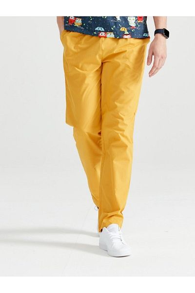 DEMOTEKS Scrub Bottom Pantaloni Medicali Classic Galben Inchis Unisex