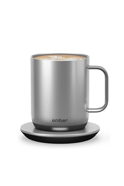 Ember Sıcaklık Kontrollü Seramik Kupa Mug 2.nesil 295ml Gri