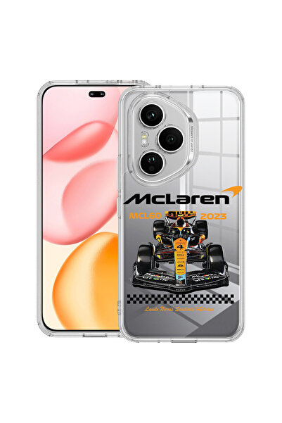 bestcase Carcasă transparentă din silicon pentru Honor 400 Pro, McLaren MLC60...