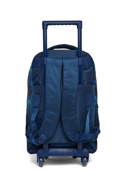 R&B Royal Blue Boys Trolley Bag