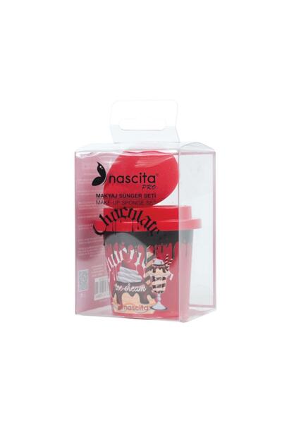 nascita Çikolata Makyaj Sünger Seti - 128