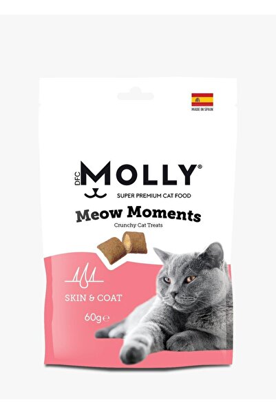 Molly MEOW MOMENTS DERİ VE TÜY BAKIMI KEDİ ÖDÜL MAMASI (SKİN_COAT) 60 GR