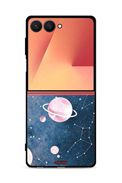 Tolwak غطاء حماية بتصميم فني فضائي من سامسونج جالكسي زد فليب 7