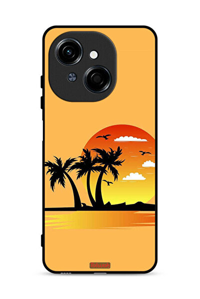 Tolwak Tecno Spark Go 1 4G Protective Case Cover Drawing Abstract Design