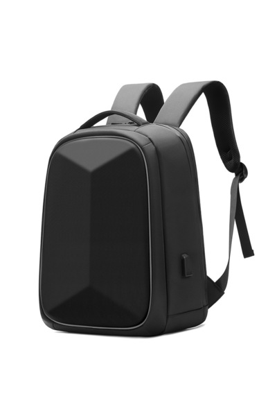 OEM Rucsac unisex pentru laptop de 15,6'', business, port USB integrat și rezistent la apă, negru