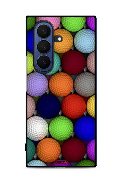 Tolwak غطاء حماية لهاتف سامسونج جالاكسي زد فولد 7 - كرات فنية تجريدية