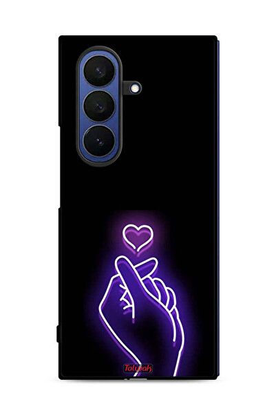 Tolwak غطاء حماية بتصميم قلب صغير من سامسونج جالكسي زد فولد 7