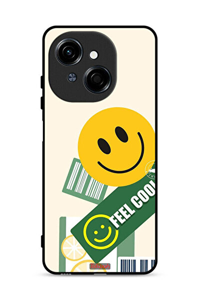Tolwak Tecno Spark Go 1S 4G Protective Case Cover Feel Cool Sticker