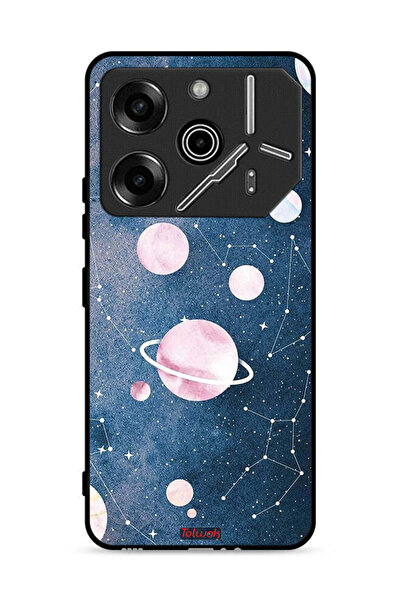 Tolwak غطاء حماية لهاتف تكنو بوفا 6 برو 5G بطبعة فن الفضاء