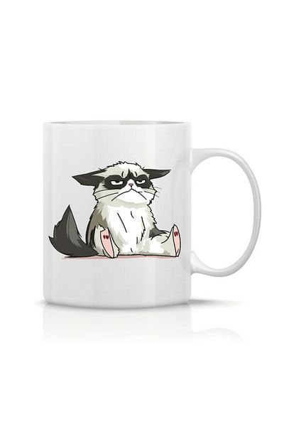 Araton Personalized white mug, Cat, 4401, Ceramic, 330 ml