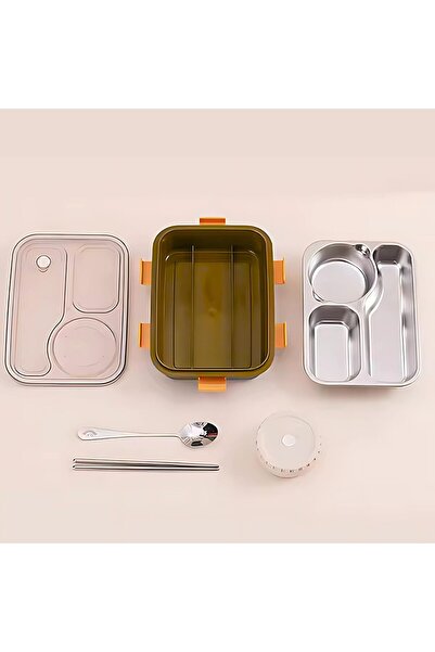 Twisoo Bear Family Stainless Steel Lunch Box
