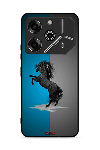 Tolwak غطاء حماية لهاتف تكنو بوفا 6 برو 5G بطبعة حصان