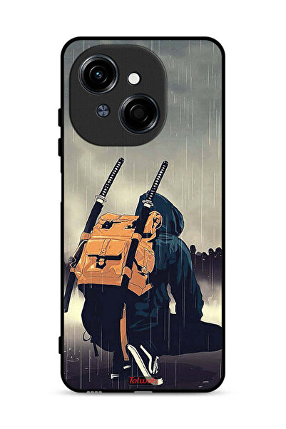 Tolwak غطاء حماية لهاتف تكنو سبارك جو 1 إس 4 جي، رسمة سيف ساموراي الرقمية