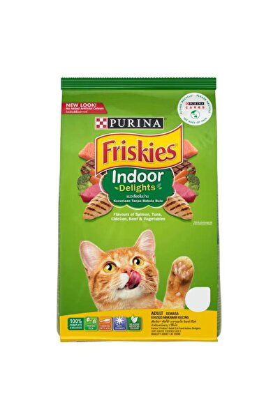 Friskies طعام القطط اندور ديلايتس، 1 كجم