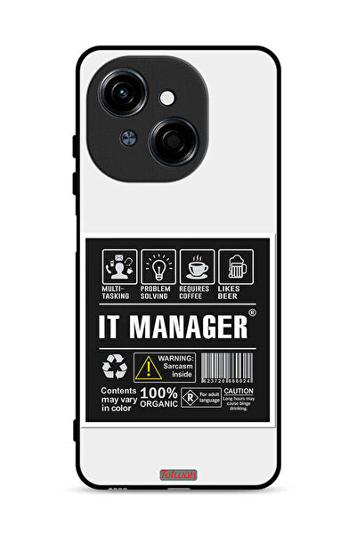 Tolwak غطاء حماية لهاتف Tecno Spark Go 1 4G، ملصق إدارة تكنولوجيا المعلومات