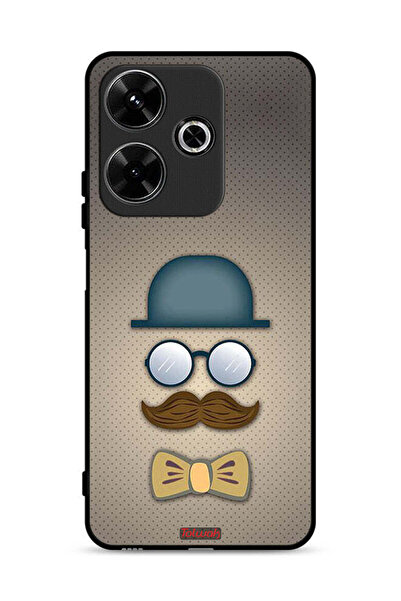 Tolwak غطاء حماية لهاتف شاومي ريدمي 13 4G برسومات رأس الرجل