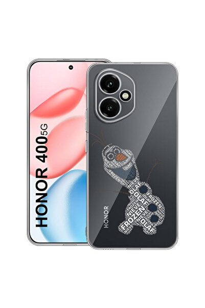 bestcase Carcasă transparentă din silicon pentru Honor 400, Caligrafie Olaf, ...
