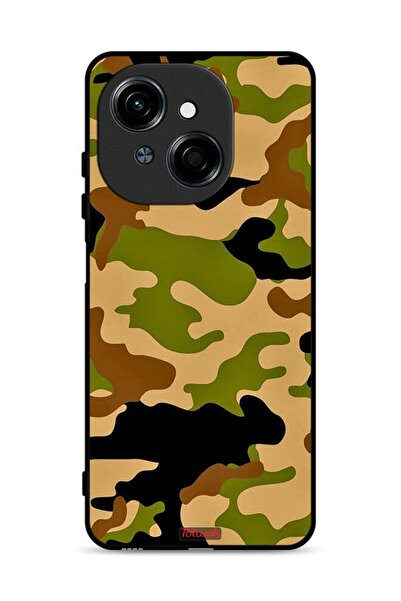 Tolwak Tecno Spark Go 1S 4G Protective Case Cover Camouflage Abstract Digital...