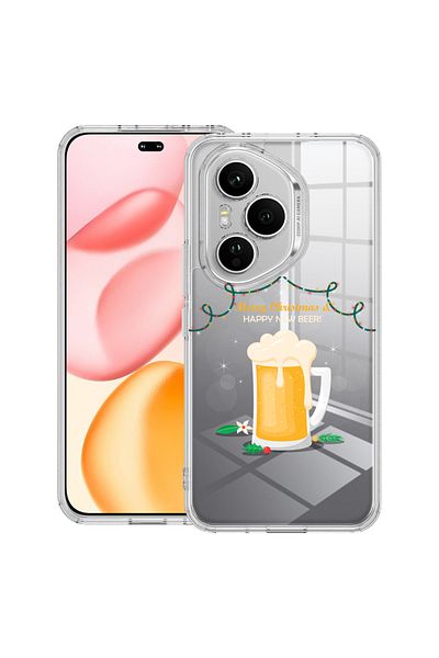 bestcase Carcasă transparentă din silicon pentru Honor 400 Pro, La mulți ani!, 2036424 T 1606