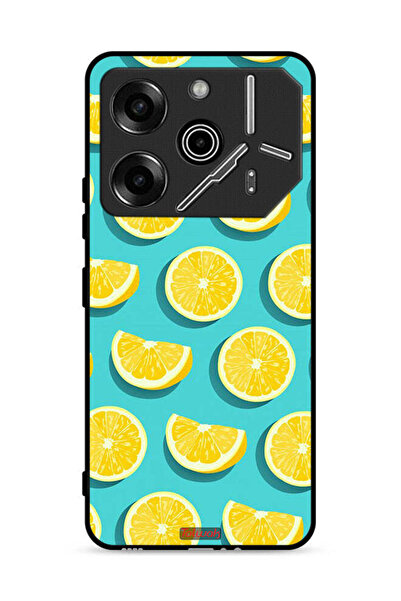 Tolwak غطاء حماية لهاتف تكنو بوفا 6 برو 5G بنقشة برتقالية