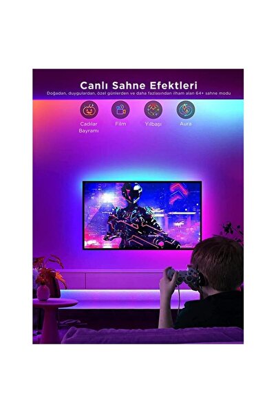 Govee RGBIC Basic Wifi+ BT LED Şerit (10 Metre)