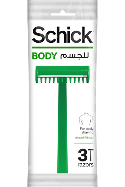 Schick ماكينة حلاقة للجسم 3 قطع