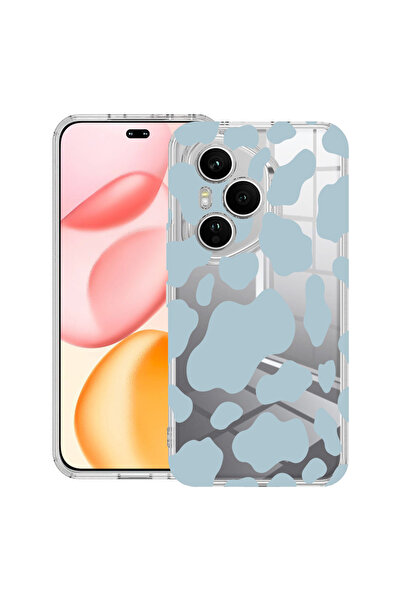 bestcase Carcasă transparentă din silicon pentru Honor 400 Pro, culoarea vaci...