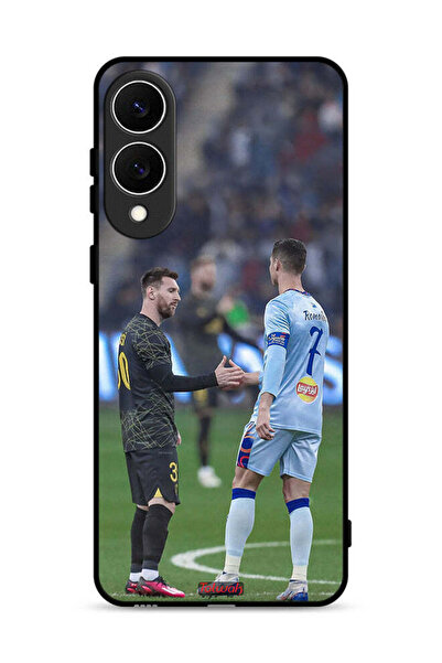 Tolwak غطاء حماية لهاتف سامسونج جالاكسي S25 إيدج ميسي ورونالدو