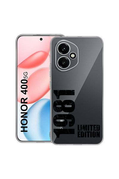 bestcase Carcasă transparentă din silicon pentru Honor 400, ediție limitată 1981, 2036423 T 1956
