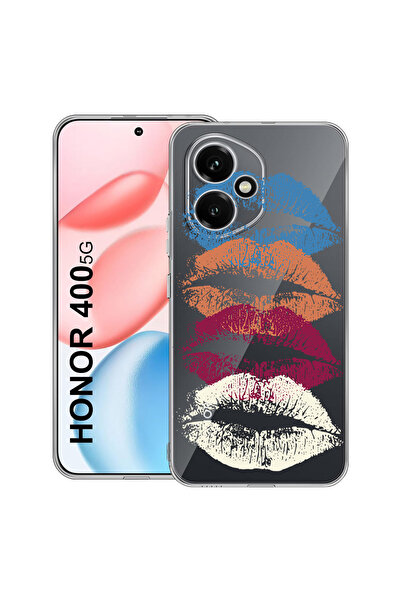bestcase Carcasă transparentă din silicon pentru Honor 400, Kiss Kiss, 203642...