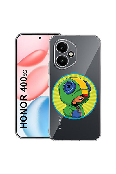 bestcase Carcasă transparentă din silicon pentru Honor 400, Brawl Stars, 2036...
