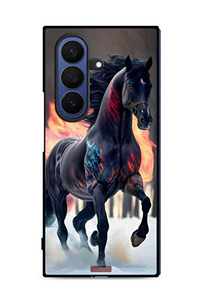 Tolwak غطاء حماية لهاتف سامسونج جالاكسي زد فولد 7 بتصميم حصان عالي الوضوح